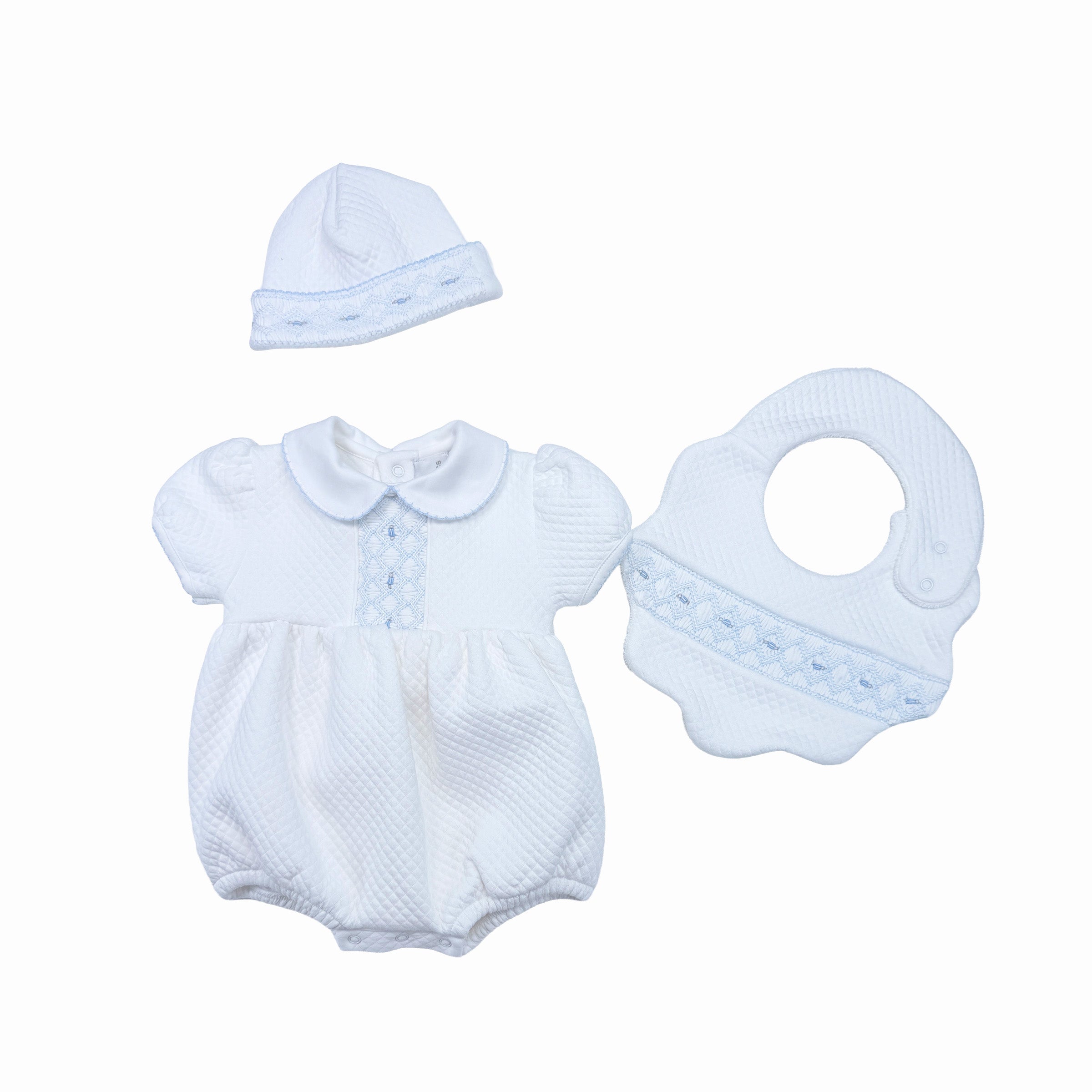 Three-piece Cheris Blanc Couture Beau gift ensemble