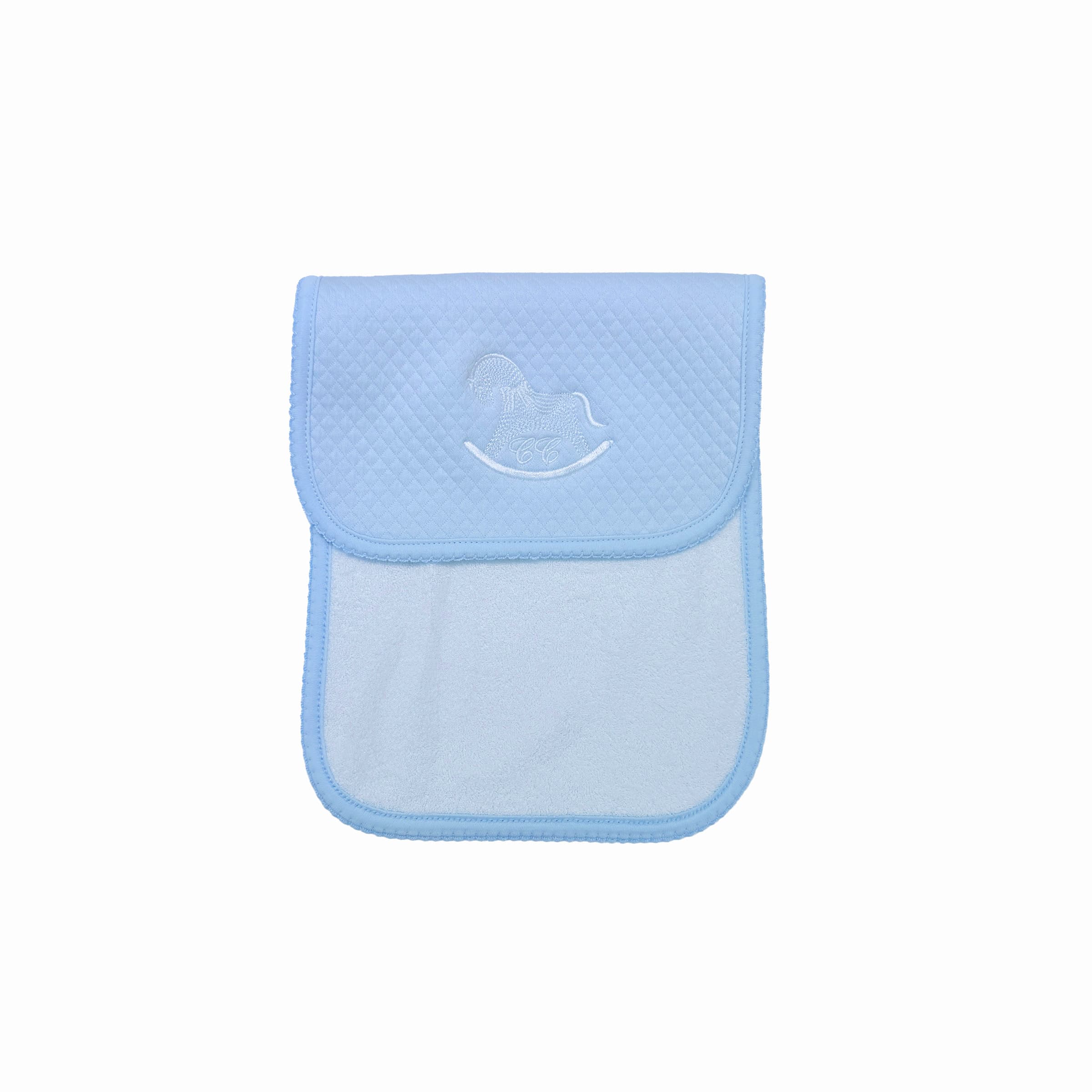 Double-sided cloth with soft towel underside – back view