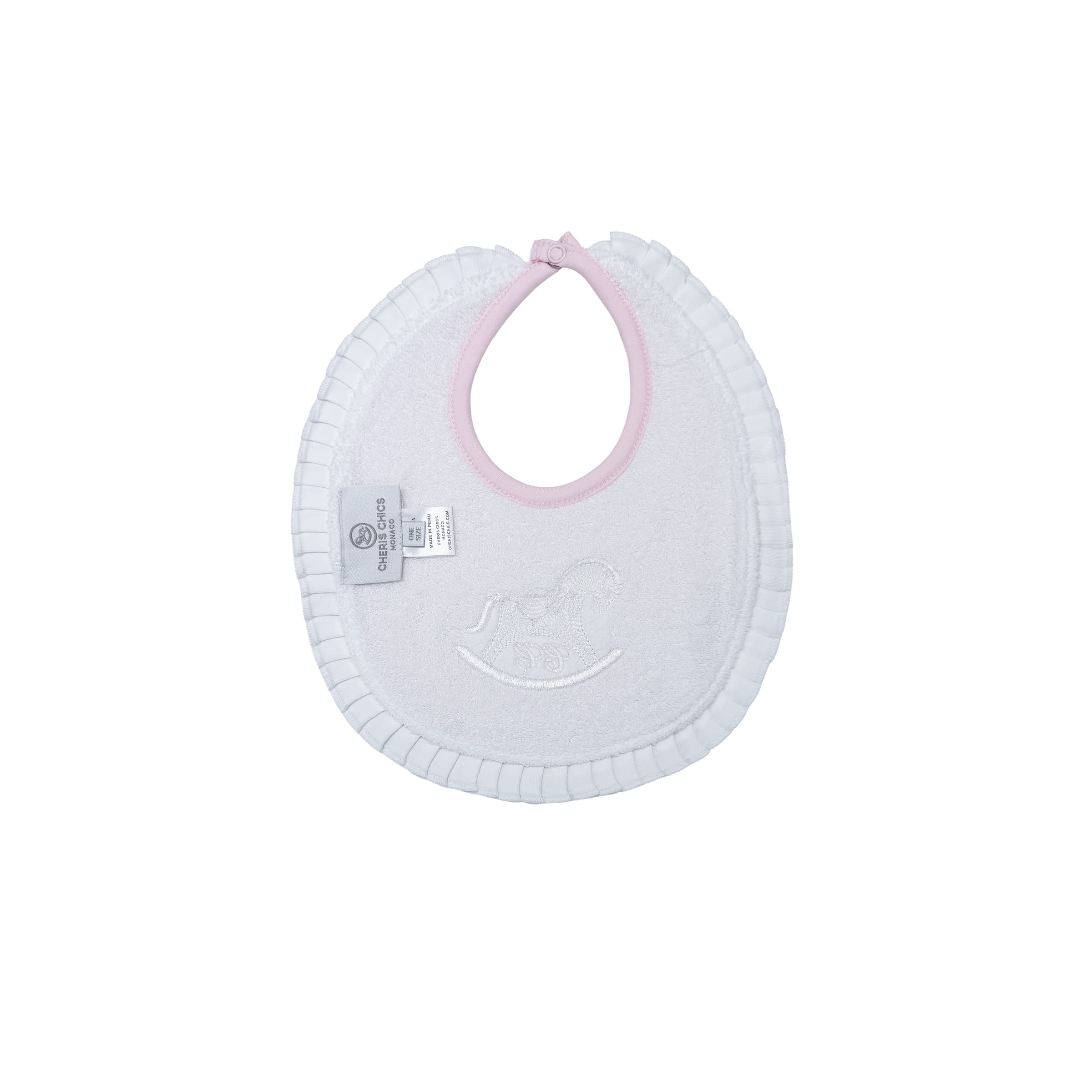 Élégance Volants Rose Bib – back design