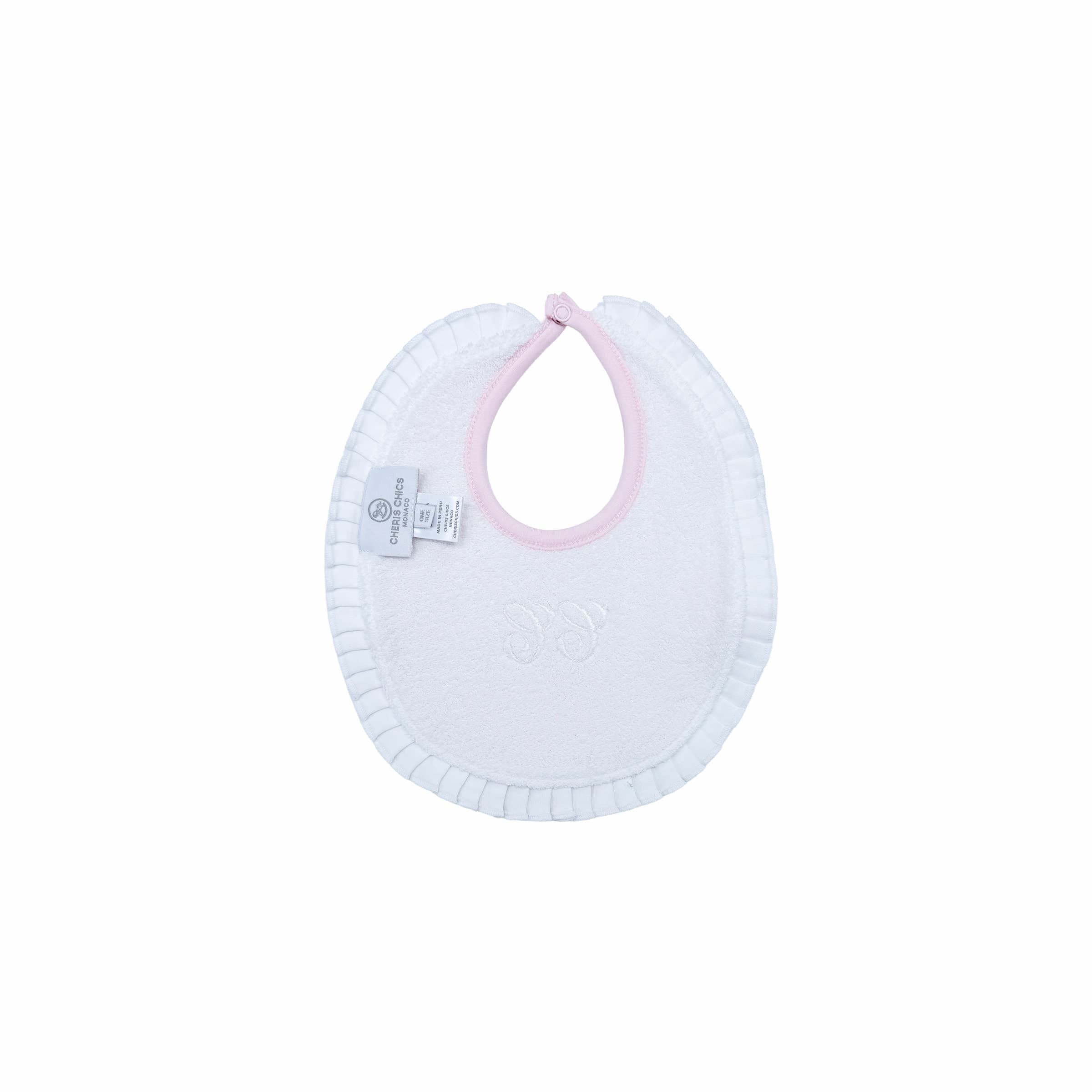 Cheris Élégance Volants luxury bib back view