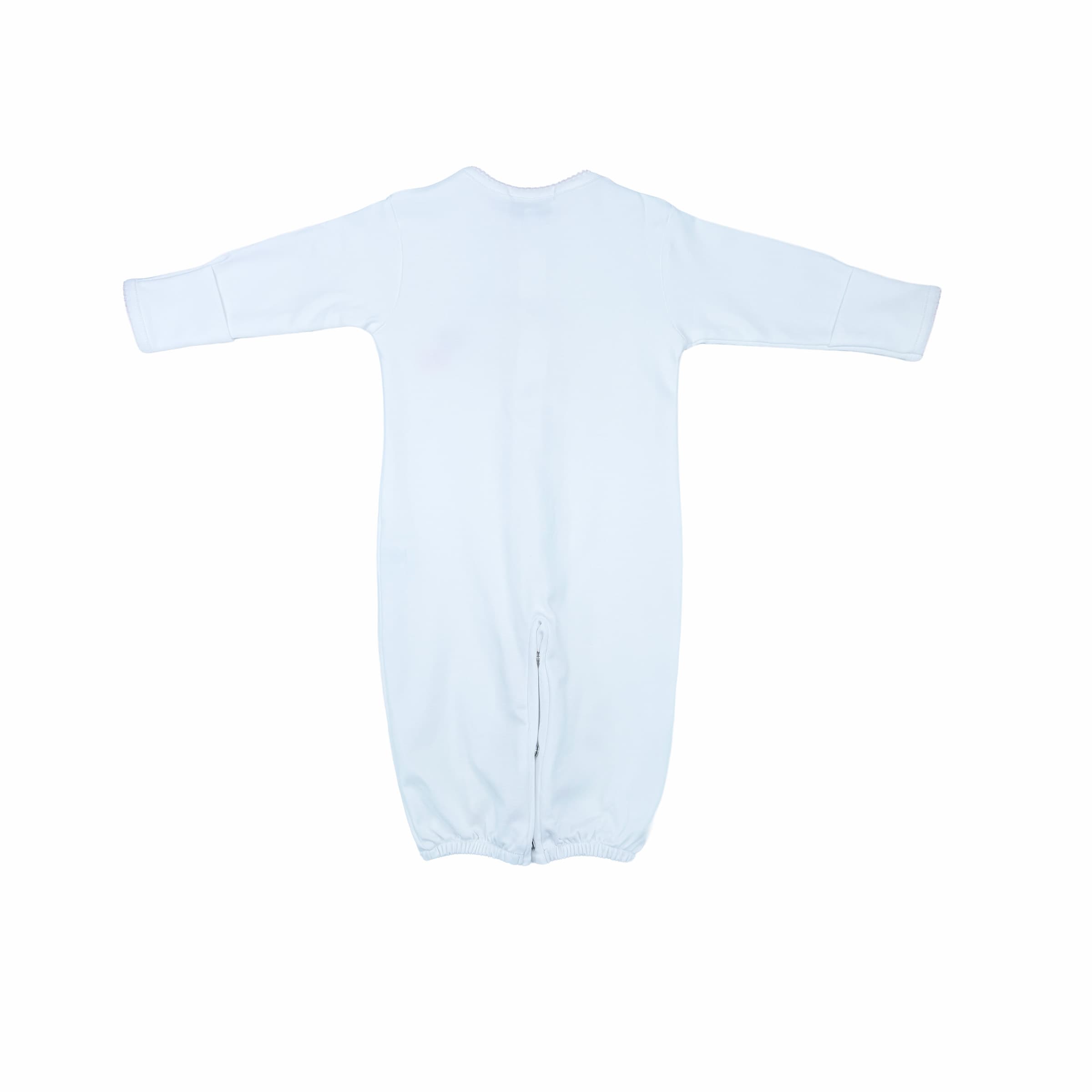 SoftTouch Monaco Weave baby gown – back view