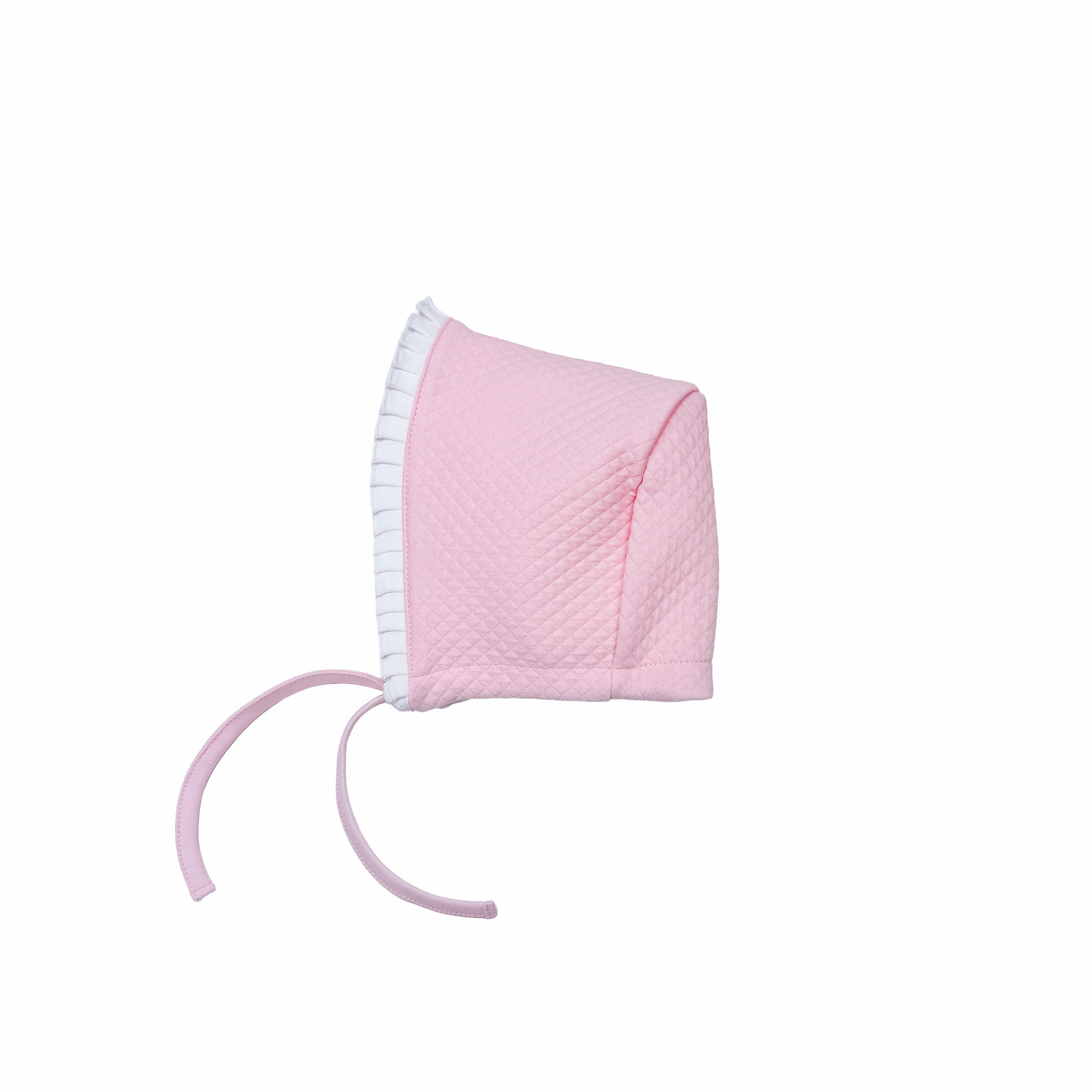 Élégance Volants Rose Bonnet – side profile
