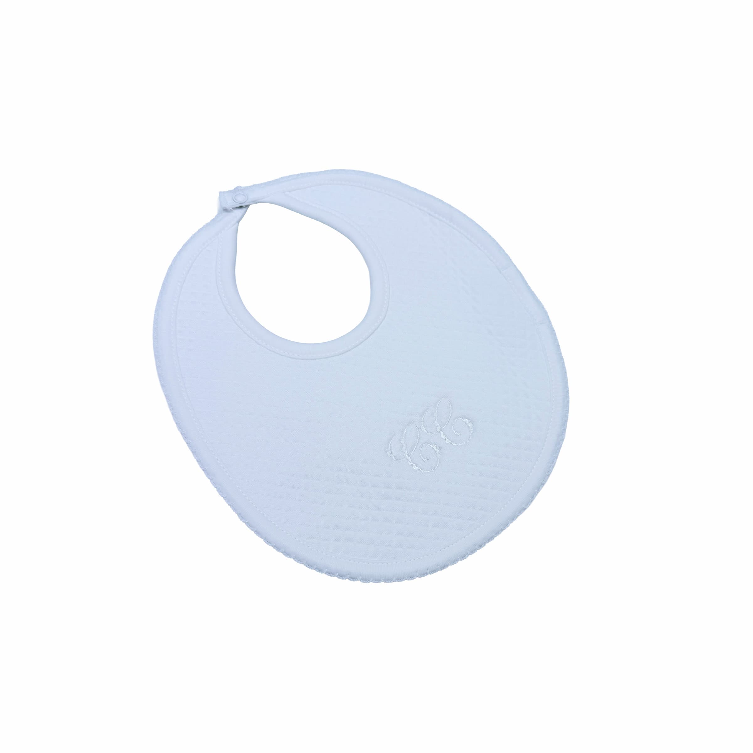 Cheris Chics luxury baby bib side view