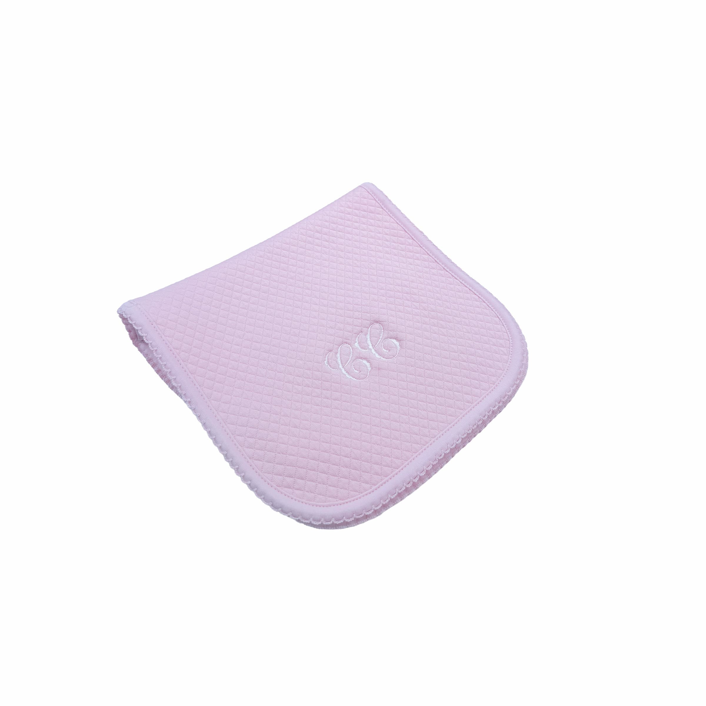 Luxury baby burp cloth with embroidery
